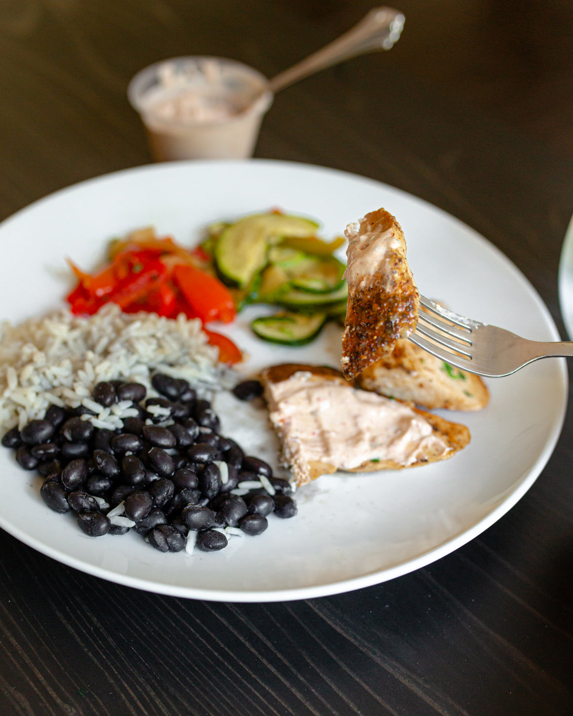 Fajita Chicken with Rice and Beans (GF)