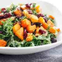 Kale and Sweet Potato Salad (Available with Chicken; GF)